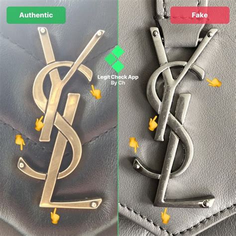 ysl logo fake